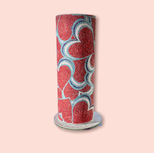 Heart Glitter Tumbler